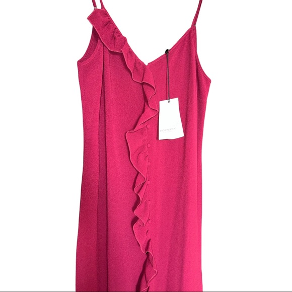 Revolve Hofmann Copenhagen ROSINE DRESS WILD BERRY size 38 NWT - Picture 7 of 11